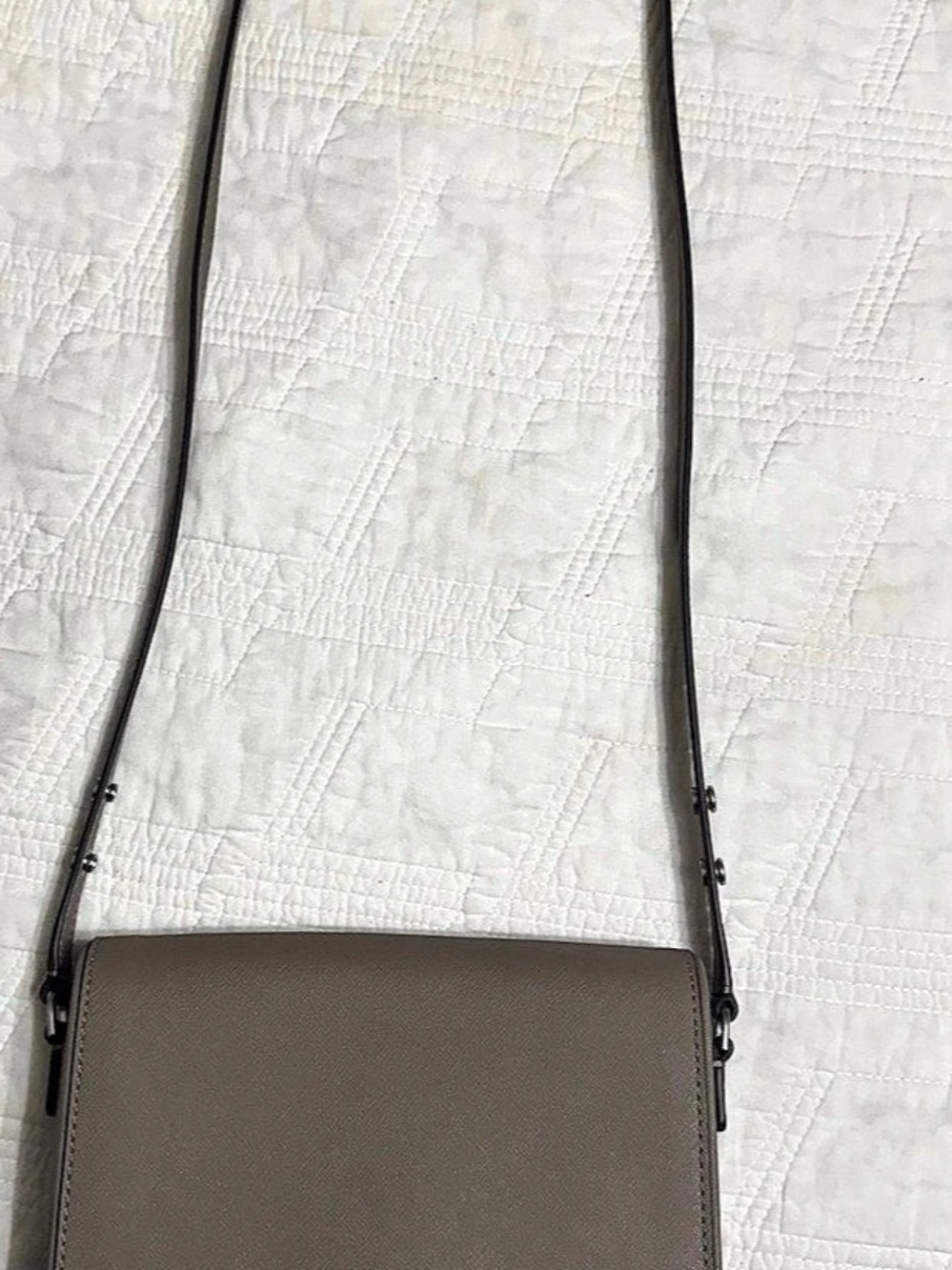 Tory Burch Robinson Convertible Shoulder Bag Brown